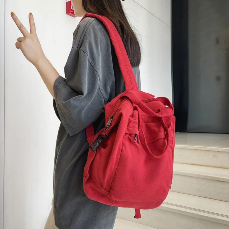 Nuova borsa da scuola in tessuto per ragazza in tela zaino da donna da viaggio per Laptop Vintage da studente universitario