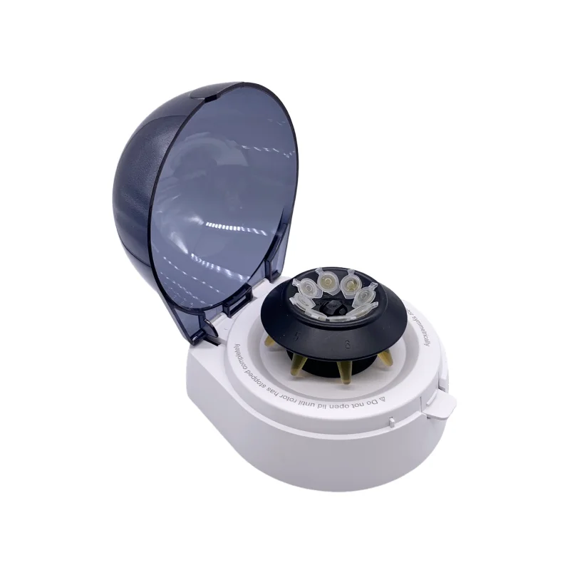 IKEME Mini Centrifuge Machine 7000rpm Economical Palm Lab Micro Centrifuge 0.2ml-2ml PCR Tubes Microcentrifuge Hot