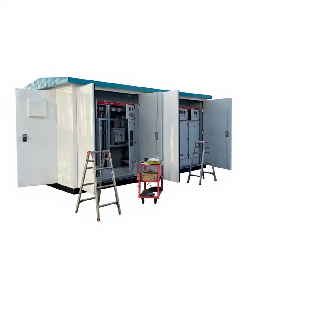 Distribution System With XGN15 Ring Main Unit for Factory Projects 10kV Prefabricated Substation XBZ1 1250kVA Electrical