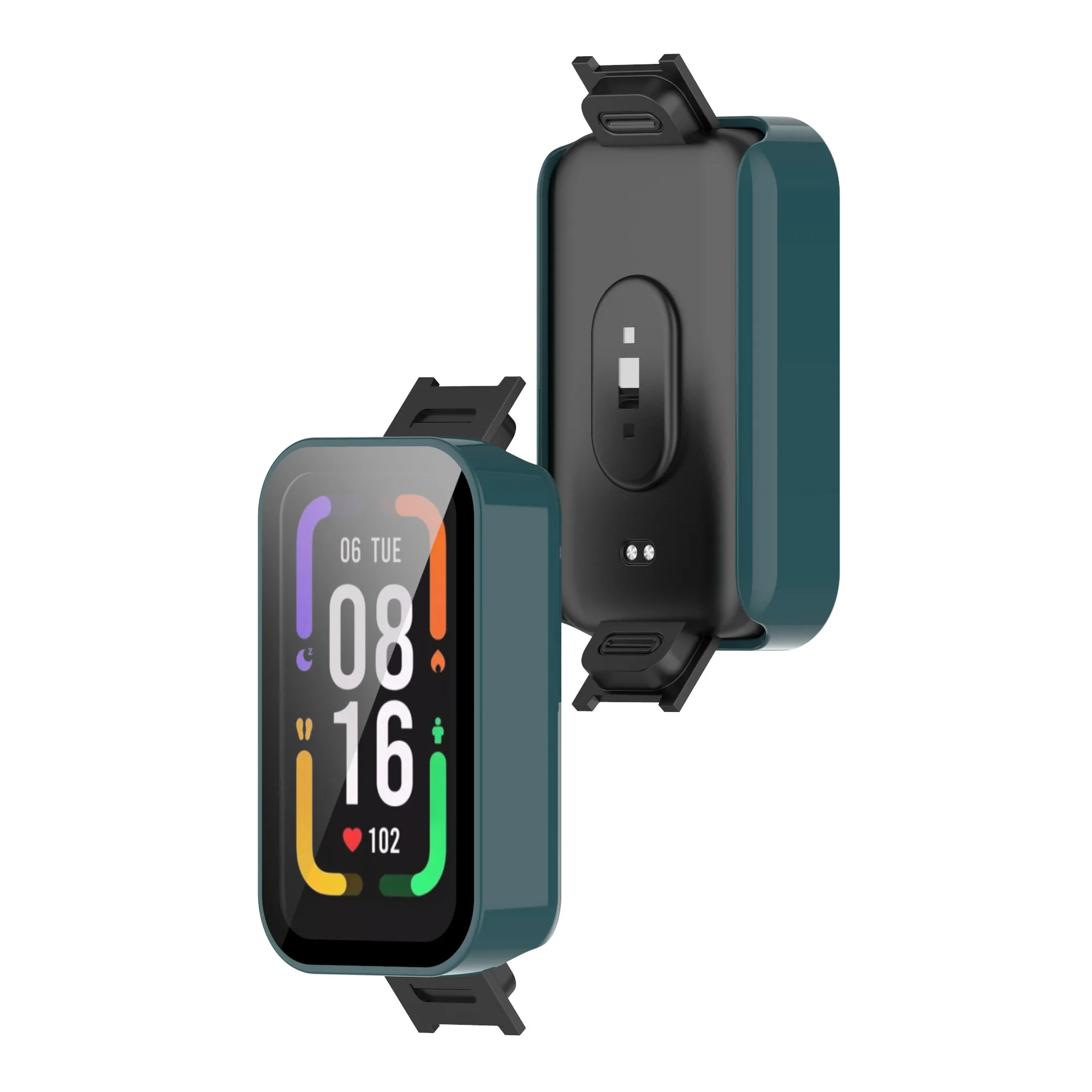 Xiaomi Redmi用強化ガラススクリーンプロテクター,Xiaomi Redmi Band pro用保護スリーブ