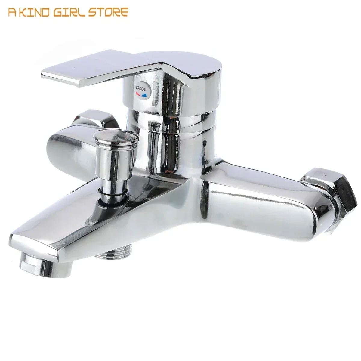 Chrome Zinc Alloy Bathroom Basin Mixer Faucet Sink Tap Wall Mounted Hot & Cold Water Mixer High Quality Faucet