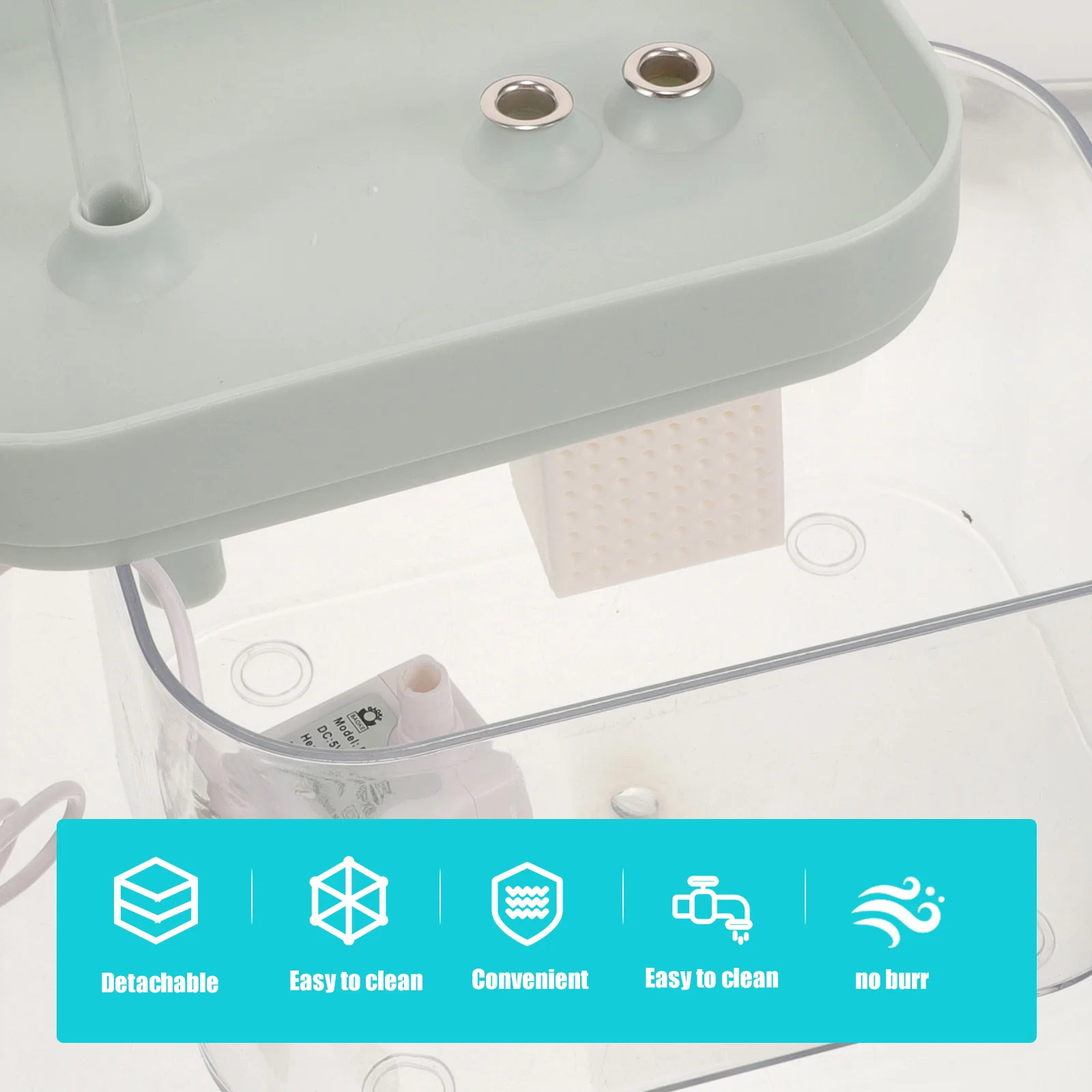 

Automatic Circulating Cat Water Fountain Durable Plastic Pet Drinking Dispenser Electric Water for Cats Dogs