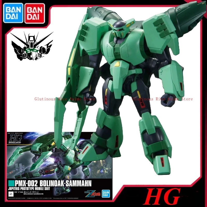 Bandai Original grupo HG GUNDAM 1/144 PMX-002 BOLINOAK-SAMMAHN figuras de Anime juguetes niños regalo montaje modelo adornos