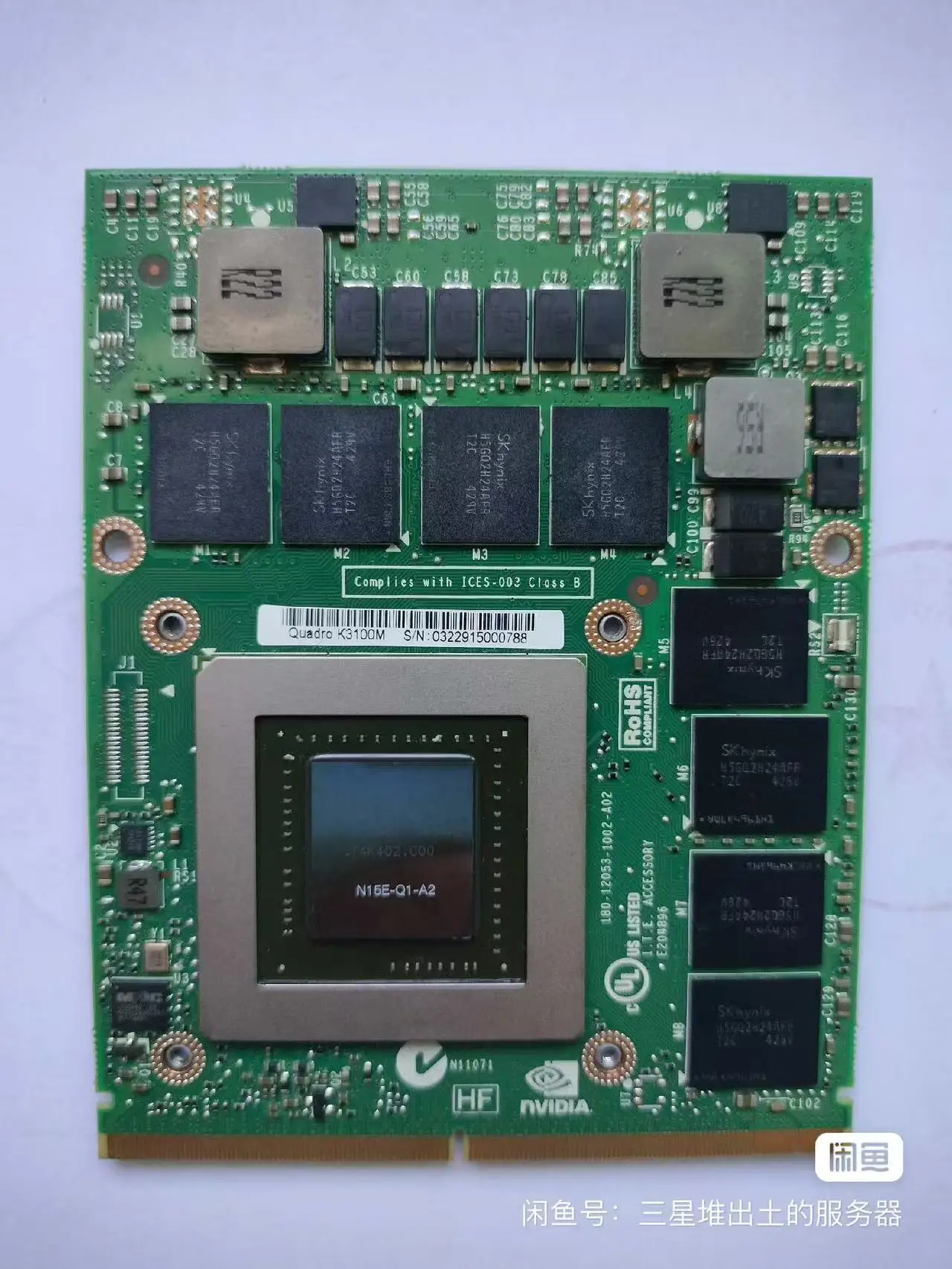 Test OK K3100M N15E-Q1-A2 Display Video Graphic Video Card 4GB For Laptop A1312 DELL M6700 M6800 HP 8740W 8760W ZBOOK 17