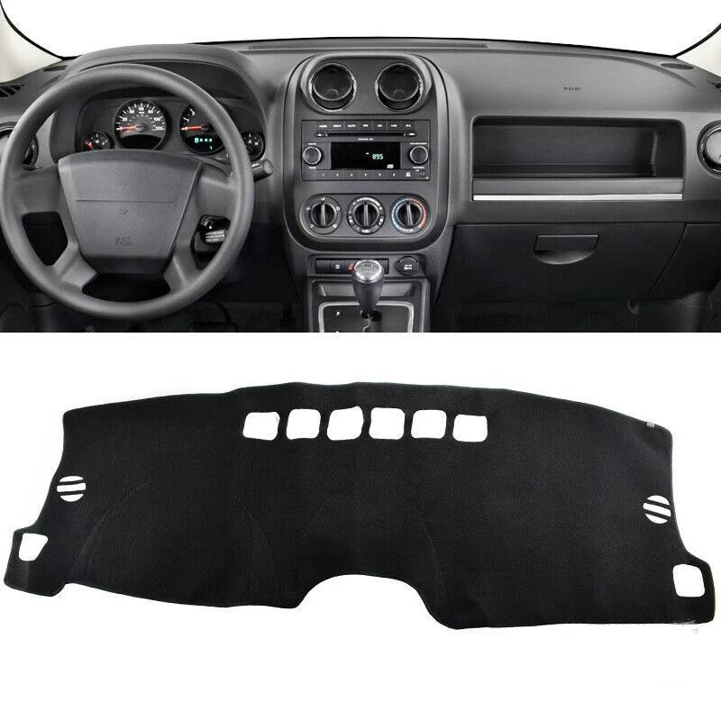 Car Front Dashboard Cover Carpet Dash Board Heat Proof Mat Sun Shield Pad Shade Strip For JEEP PATRIOT 2011-2017