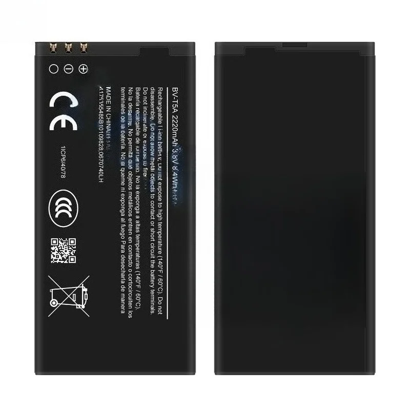 Suitable for Nokia NK Lumia 735/738/550/730 battery BV-T5A mobile phone battery, new large capacity, free tool 3.8V 2220mAh