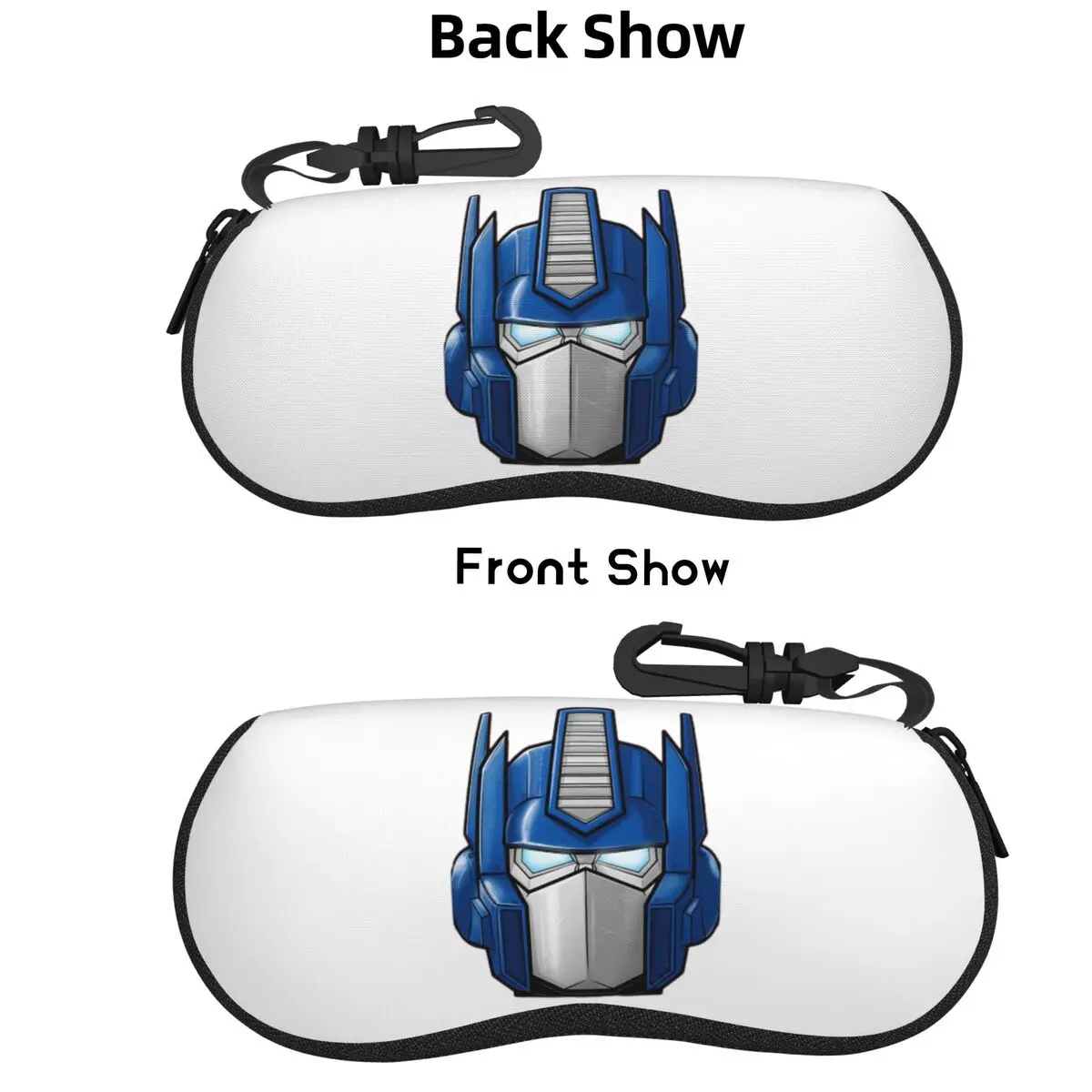 

Optimus Prime Shell Glasses Case Protective Sunglasses Box Women Men Soft Eyeglasses Bag Pouch