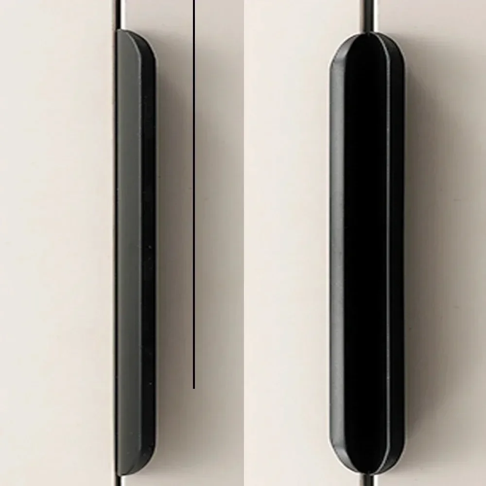 Hidden Cabinet Handles Kitchen Cupboard Pulls Drawer Knobs Aluminum Alloy  Handles For Furniture Long Furniture Handles Hardware