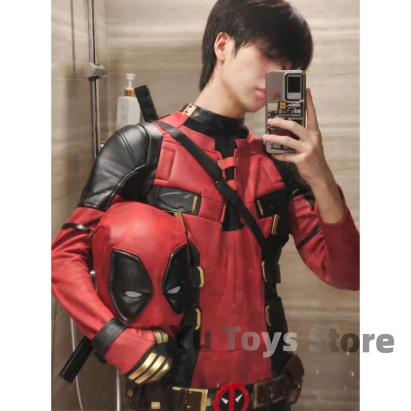 2024 Cosplay Deadpool Bodysuit For Boy Superhero Costumes Comic Compression Workout Body Building Dead Pool Anime Halloween Boys