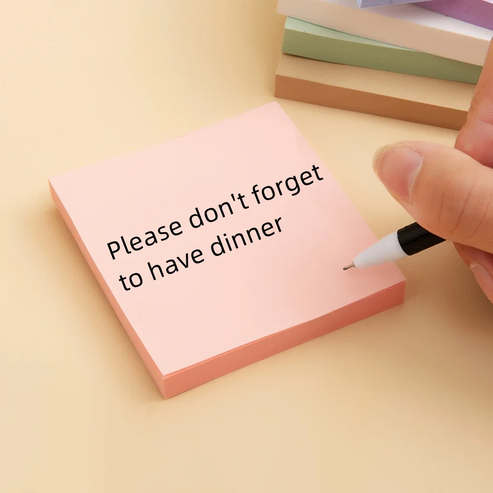 100Sheets Color Posted It Memo Sticky Notepad Notes Pads Notebook School Office Stationery Posits Paper Stickers Message Sticker