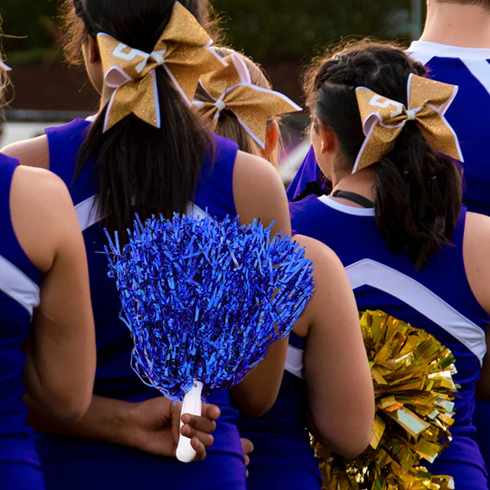 

Hand Stick to Shake Bouquet Pom Poms Cheer Pompom Props Cheering for Sports Lightweight Cheerleading