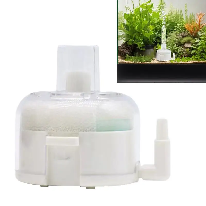 Fish Tank Internal Filters Mini Aquarium Water Goblin Biochemical Filter With Sponge And Airstone Promotes Oxygen Circulation