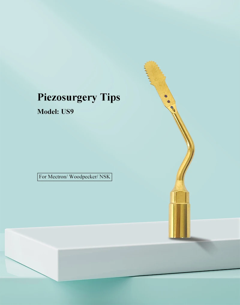 Dentale Piezochirurgie-Spitzen US9 für WOODPECKER/ MECTRON Piezochirurgie-Dentalmaschinen, Mikrosäge, Knochenschneidewerkzeuge für die Zahnmedizin – Detail 1