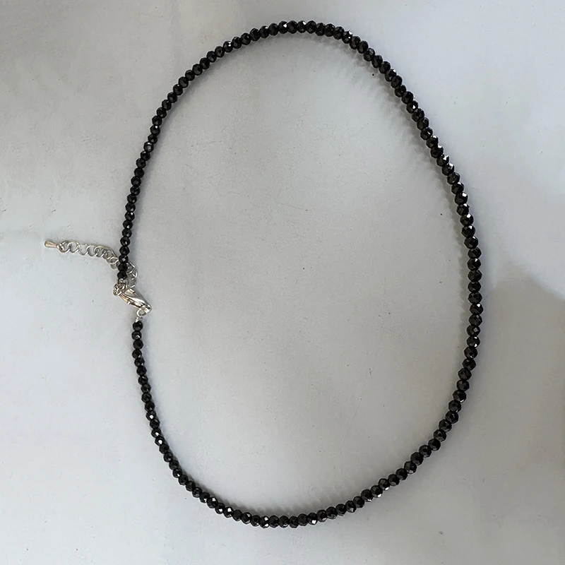 Fashion Red Black Glass Beads Chain Short Choker Necklace Female Jewelry Women Sweet Necklaces Bijoux Femme Ladies Party Gift