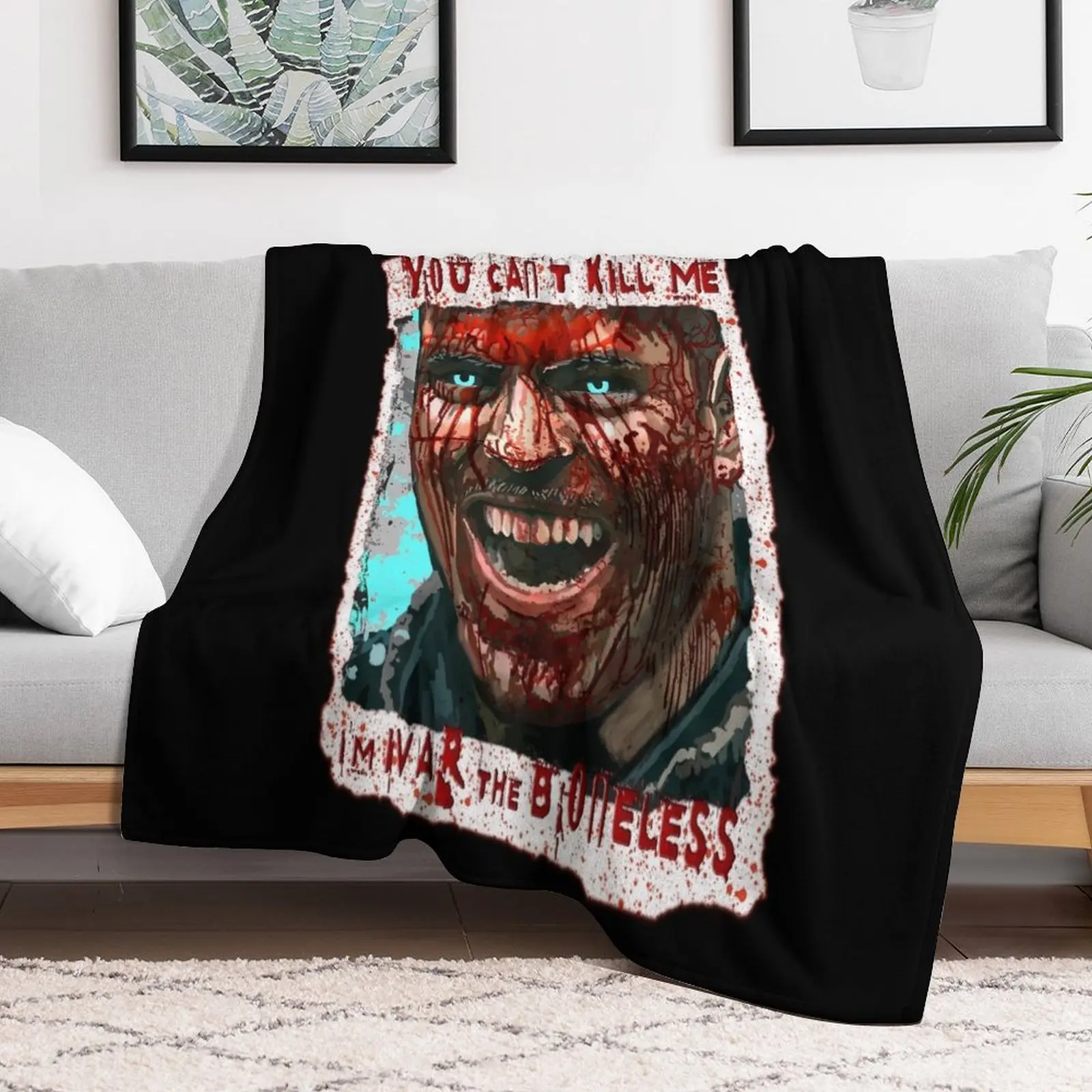 Ivar the Boneless Viking King Painting Throw Blanket Blankets Sofas Of Decoration Decorative Sofas Blankets