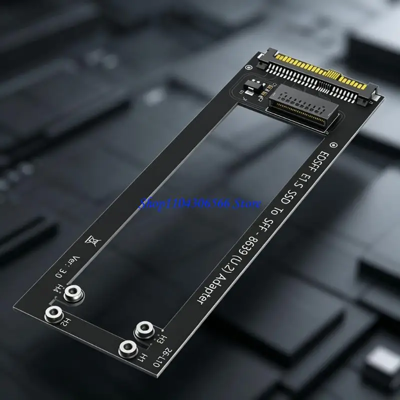 02DD Reliable EDSFF E1.S To U.2 SFF8639 Converter Support PCIe4.0 For NVMe Drive