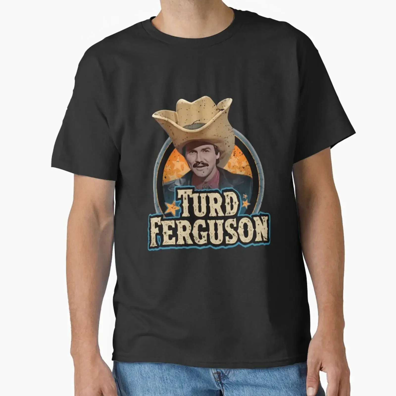 Turd Ferguson Silly Nonsense Central designed and sold by SkeletonsDanger vintage Washed homme Stylish Casual streetwear Soft
