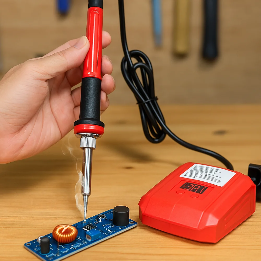 

60W Power Portable Electric Soldering Iron Fast Heating 936 Tip Cordless Soldering Iron 936M Solder Tip Temperature Adjustable