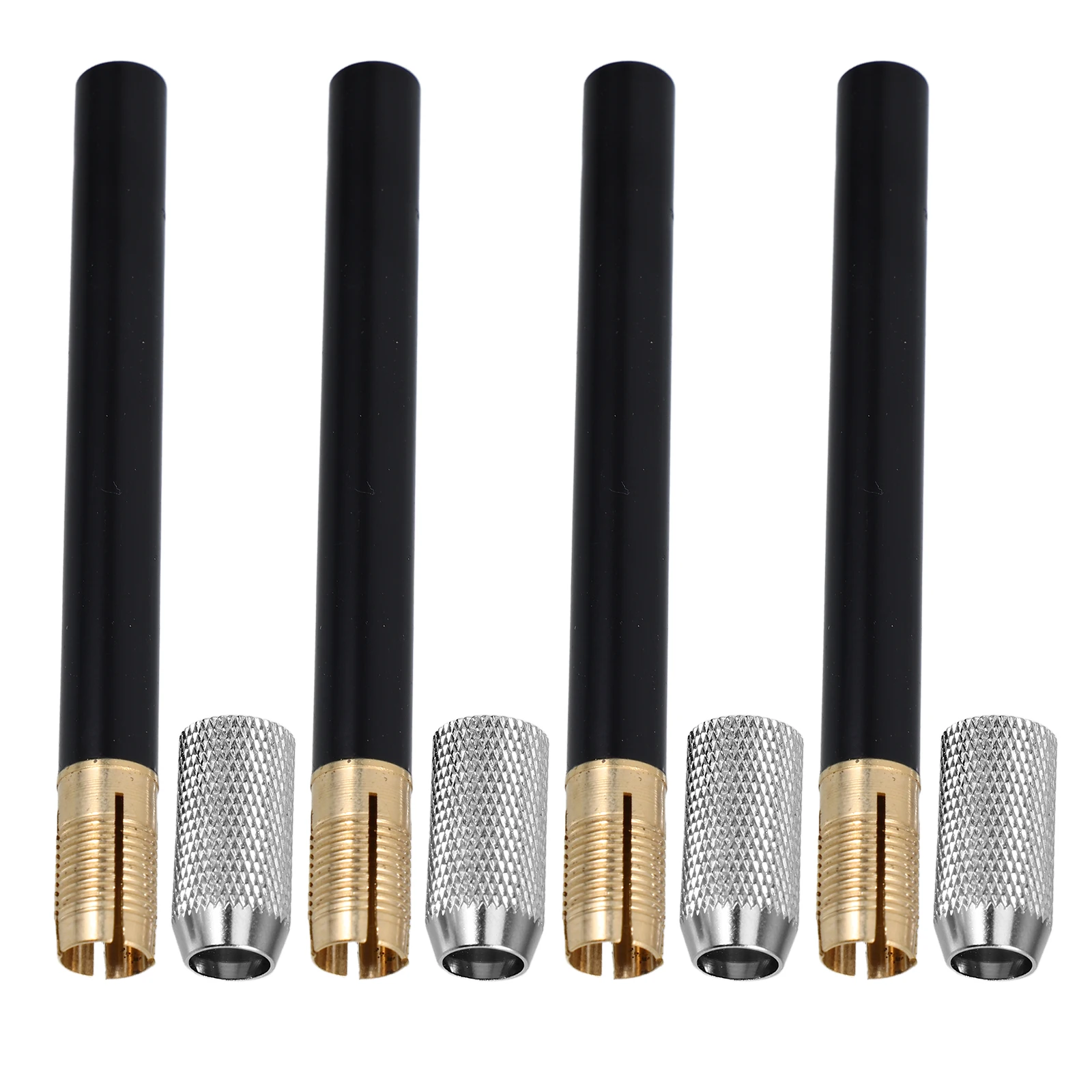 

4 Pcs Pencil Extender Charcoal Stand Makeup Extenders Art Writing Supplies Case Drawing Tool