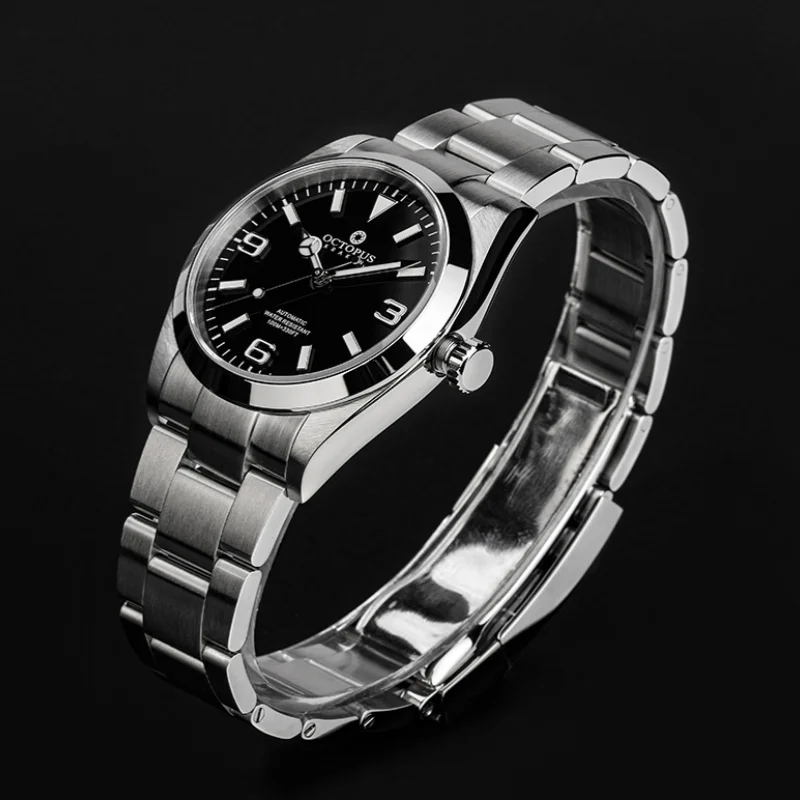 Octopus Kraken 2025 New Men\'s Automatic Mechanical Watch PT5000 36mm Sapphire Glass Stainless Steel BGW-9 Luminous Reloj Hombre