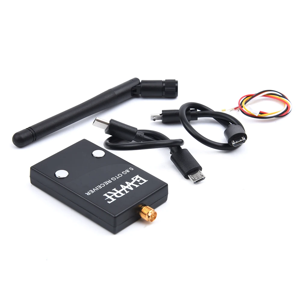 Mini 5.8G FPV 40CH 25mW Transmitter VTX-CAM with 600TVL Camera And OTG UVC Receiver for Android Mobile Phone Tablet FPV Monitor