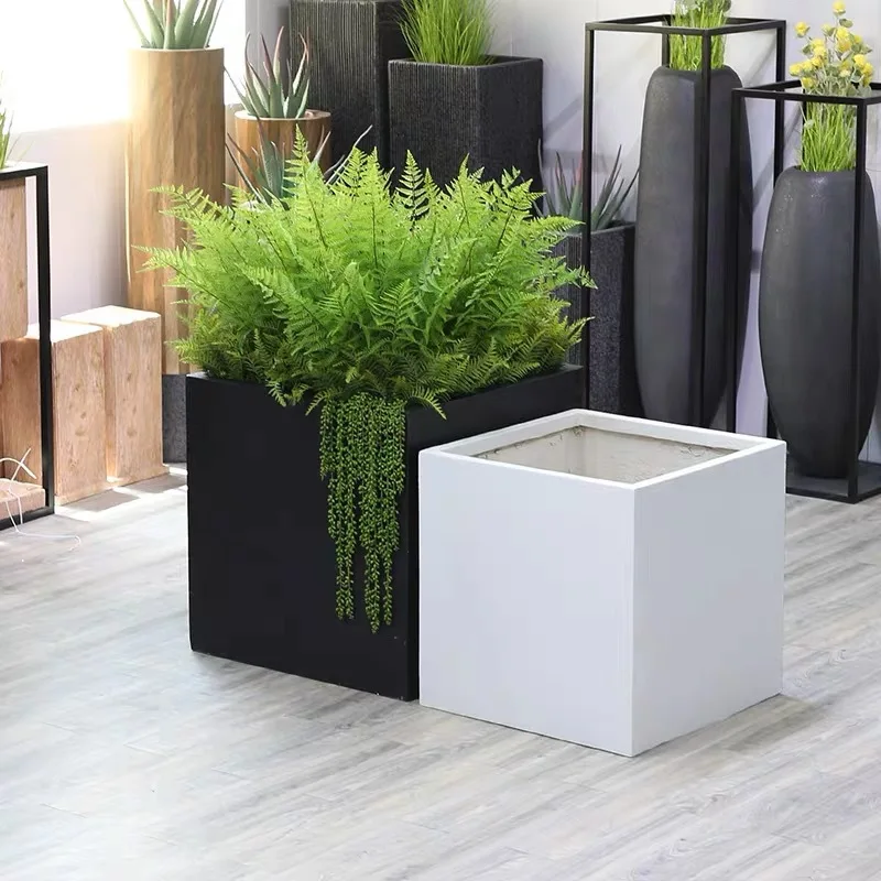 صندوق زهور FRP خارجي مزيج مستطيل #2