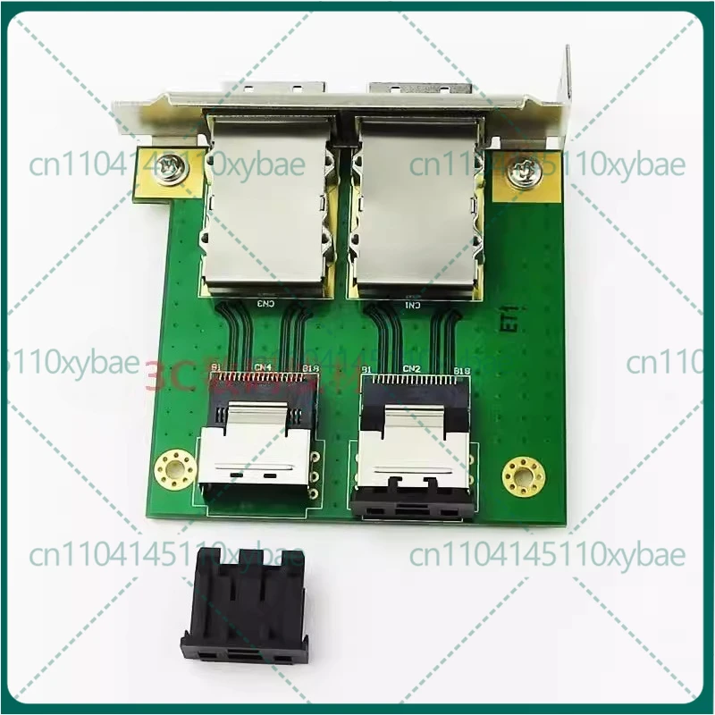 New SFF-8087 to sff-8088 adapter card MINI SAS line internal and external adapter plate with high and low baffle