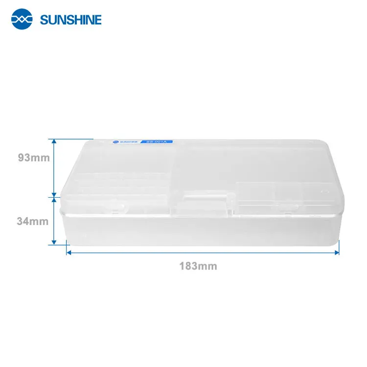 Sunshine กล่องเก็บสำหรับ IC Motheboard ชิ้นส่วนโทรศัพท์มือถือเปิดซ่อมเครื่องมือหลายฟังก์ชั่น SS-001A เก็บกล...