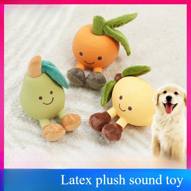 

Dog Toys Latex Plush Sound Making Puppy Teddy Bear To Relieve Boredom Bite Grind Teeth Toys Pet Supplies