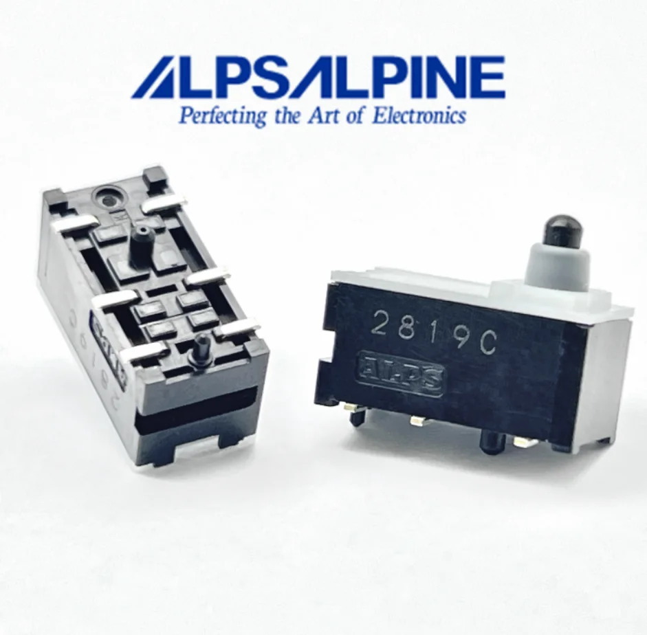 2 pcs ALPS waterproof mount switch, 6-pin suitable for automotive electronic handbrake brake switch SPVQC10201