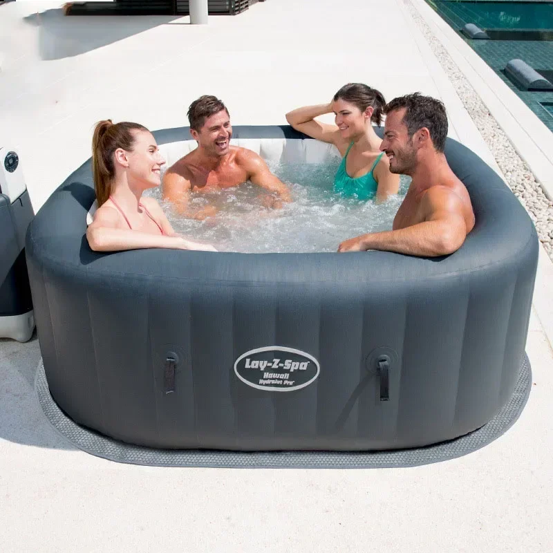 2025Double Inflatable Bathtub Spa Bath Constant Temperature Heating Wave Swimming Pool Inflatable Bathtub Adult