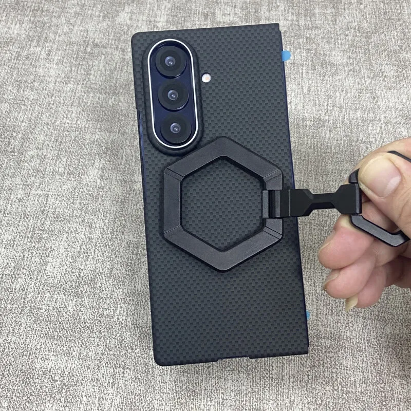 Etui Fold7 8 Ultra z włókna aramidowego i węglowego do Galaxy W26, magnetyczne etui Magsafe do Samsung Galaxy Z Fold 7 8 5G W26, ultracienkie — zdjęcie produktu 6