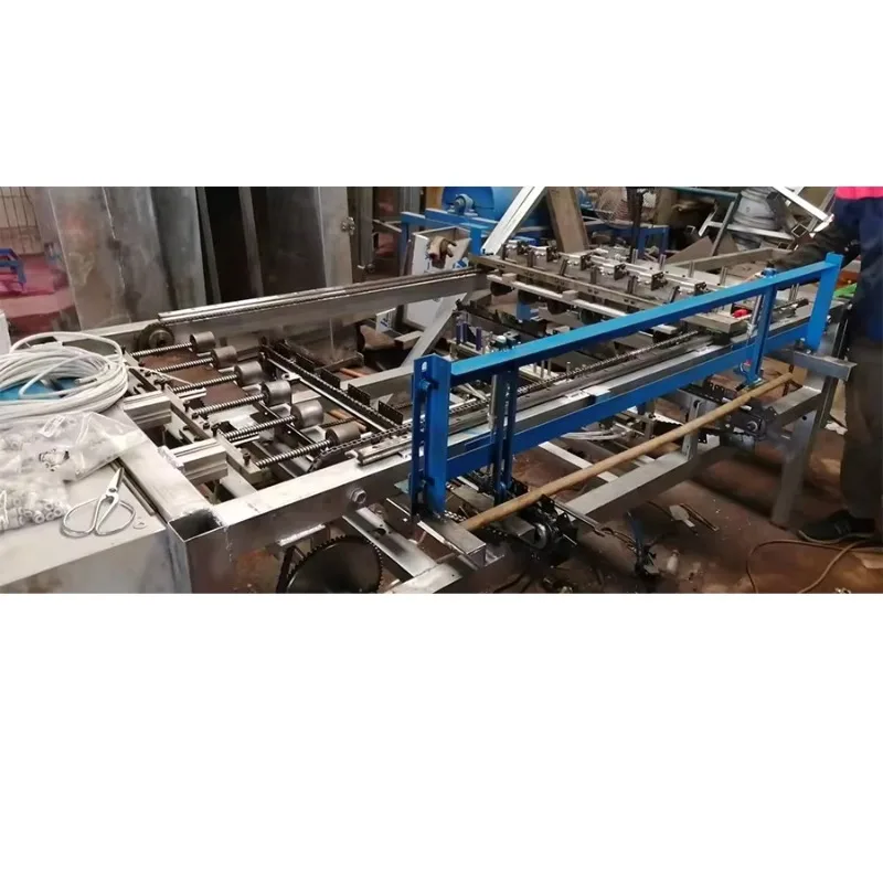 

Automatic Wooden Round Rod Decoration Packaging Equipment Mop Stick Heat Shrink Film Laminating Machine