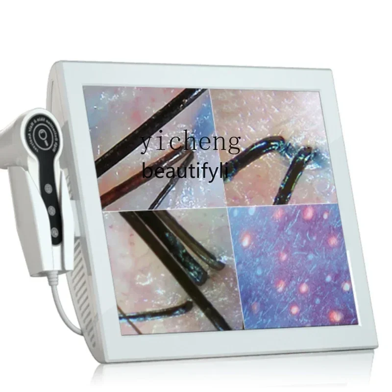 ZC Scalp Detector Hair Follicle HD Skin Tester Analysis Four Spectrum All-in-One Machine