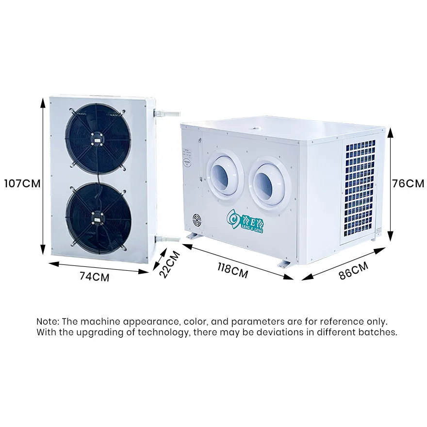 High Efficiency 5HP AC Unit Energy Saving Industrial Air Conditioner For Factories Workshops Wall Mounted Solution Automatic