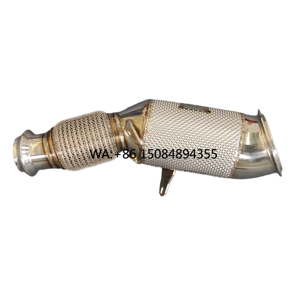 

High Flow Catted Downpipe for 3 Series N20 F30 320i 328i 330i 2.0T Exhaust Sport Cat Valvetronic Remote Control SS304 Stainless