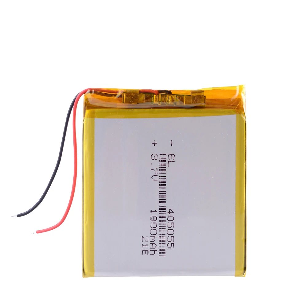 3.7V 1800mAh 405055 Lithium Polymer Li-Po li ion Rechargeable Battery For Mp3 MP4 MP5 GPS mobile old smartphones registrar