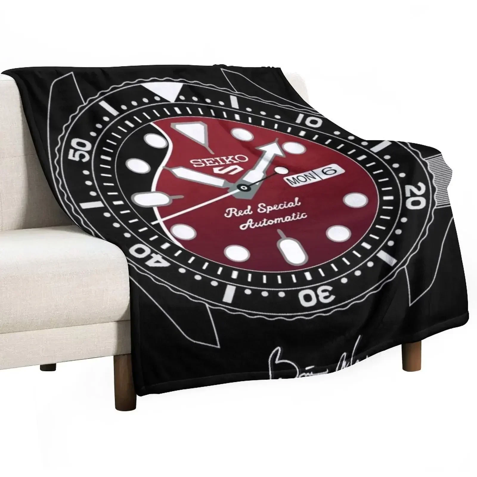 Seiko 5 Brian May Red Special Throw Blanket Summer Beddings Luxury blankets and throws Blankets