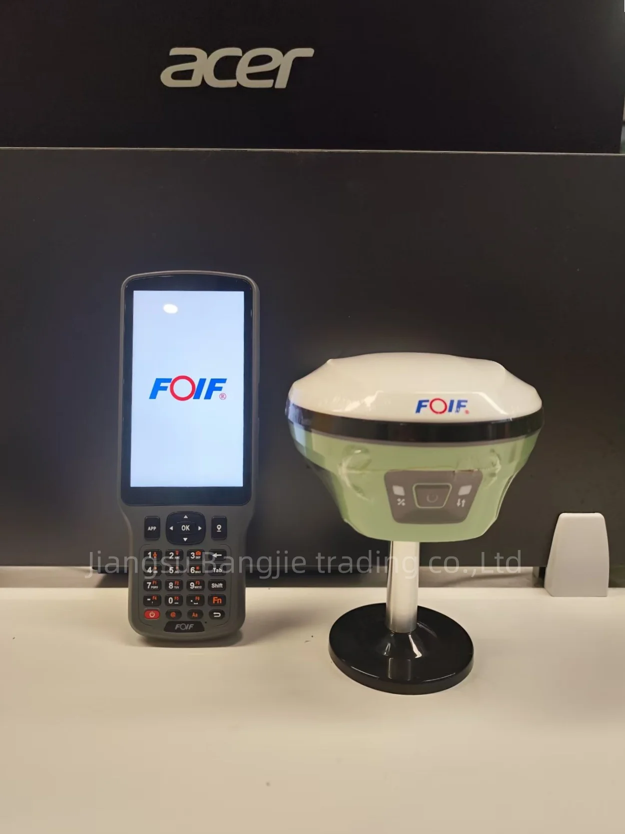 FOIF A66 Max With Laser Dual-camera And P9V Controller With SurveyStar Software For AR Surveying IMU-RTK