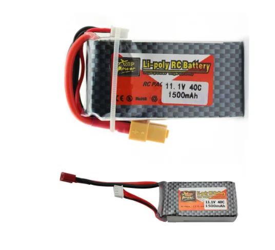 1pcs/lot ZOP Power LiPo Battery 11.1V 1500Mah 3S 40C Max 60C XT60 Plug T Plug For RC Quadcopter Drone Helicopter Car Airplane