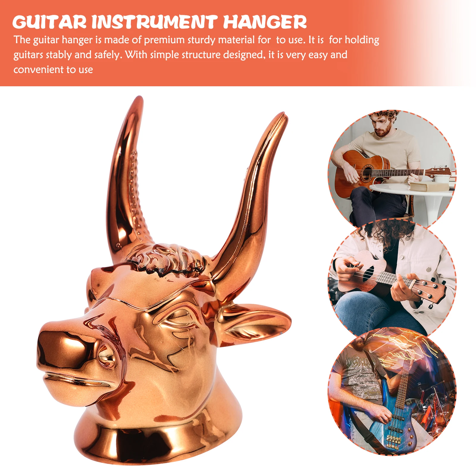 

Guitar Stand Hook Has Holder Wall Mount Abs Mounted Musical Instrument Accessories