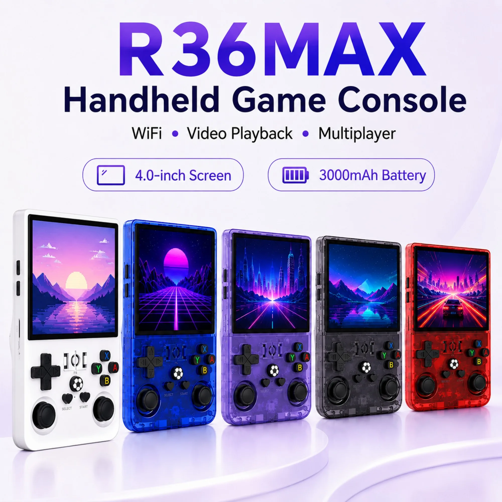 Gaming Console R36 Max - R36 MAX Portable Retro Game Console