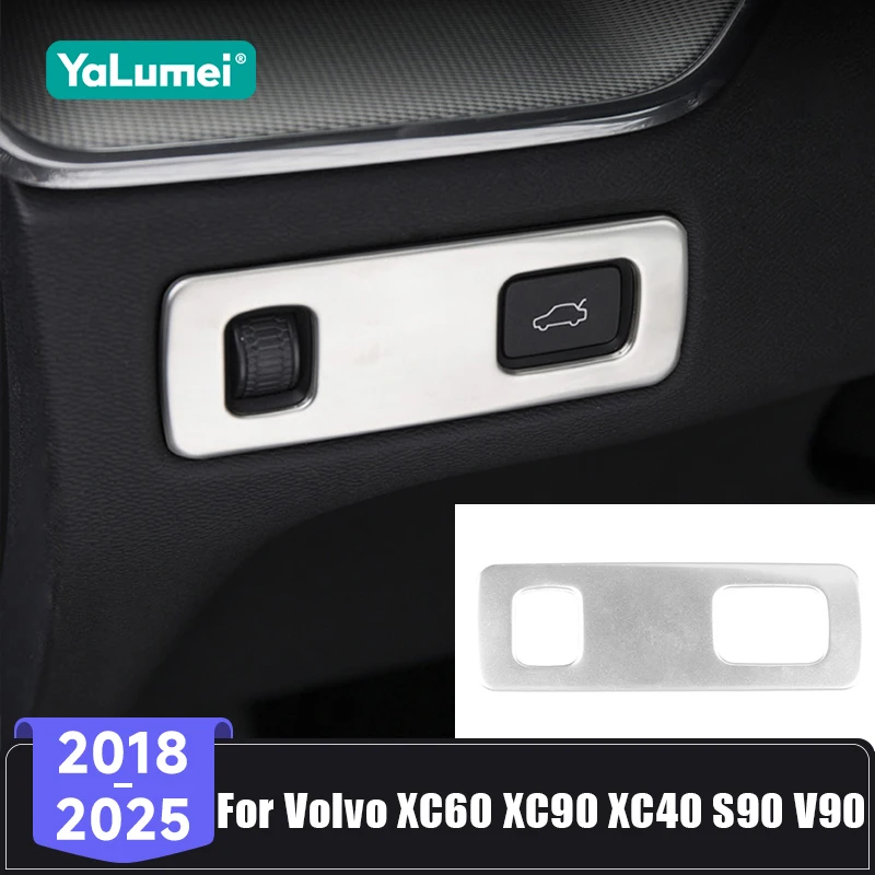 Für Volvo XC60 XC90 XC40 S90 V90 2018 2019 2020 2021 2022 2023 2024 2025 Auto Scheinwerfer Einstellung Taste Panel Trim Abdeckung