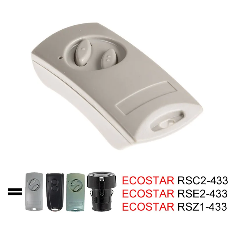 ECOSTAR RSE2 RSC2 RSZ1 Garage Door Opener Remote Control 433.92MHz Rolling Code Electric Gate Remote Control Hand Transmitter