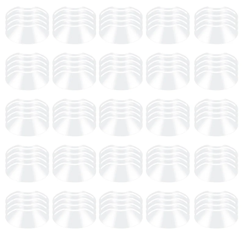 

A28F-100Pcs Eye Protection Hairdressing Mask Isolate Haircut Tool Face Protecting Forehead Mask Face Shield Disposable