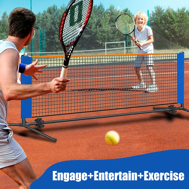 【3.1/4.1/5.1/6.1m Professional Sport Training Badminton Net Volleyball Net Easy Setup Outdoor Tennis Mesh Net Exercise】