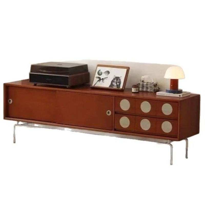 

Nordic retro solid wood antique TV cabinet storage locker