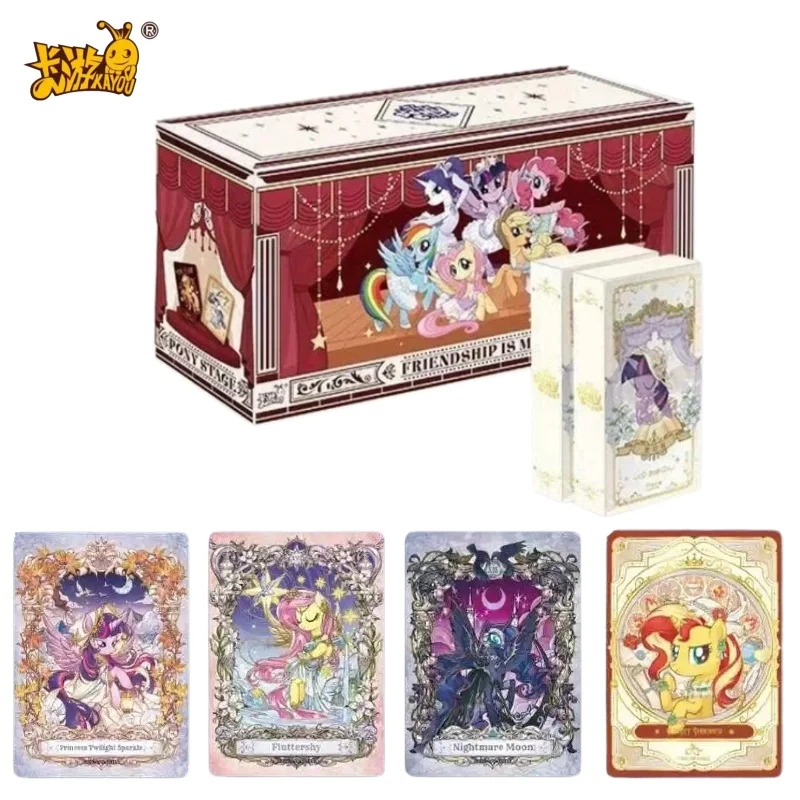 

Оригинальные коллекционные карточки KAYOU серии My Little Pony: Friendship Is Magic, набор Starry Pack, аниме-атрибутика, детские игрушки, подарки