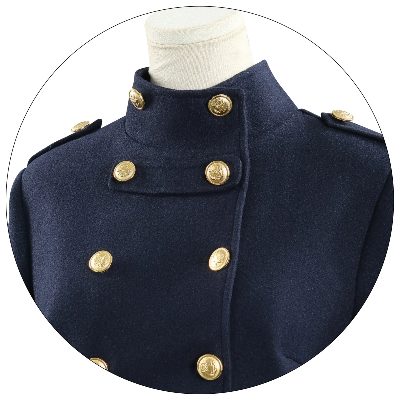 الشتاء زي مدرسي تأثيري معطف لنشاط المعبود ستارلايت أكاديمية ستار ميوكي معطف الصوف #5