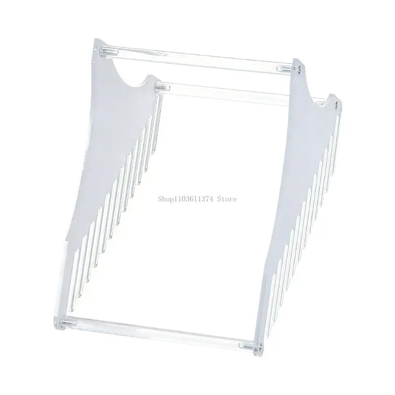 12 Slots Acrylic Vinyls Record Storage Holder Acrylic Record Display Rack For Music Enthusiasts Enduring